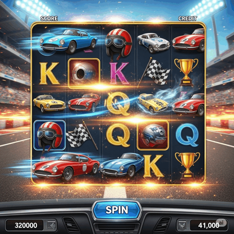 Slot bertema balapan mobil klasik